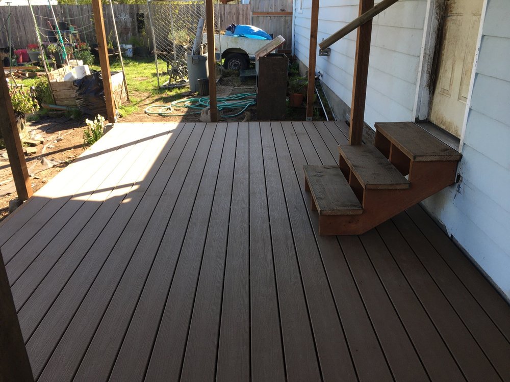 Deck and stairs construction, Albany OR